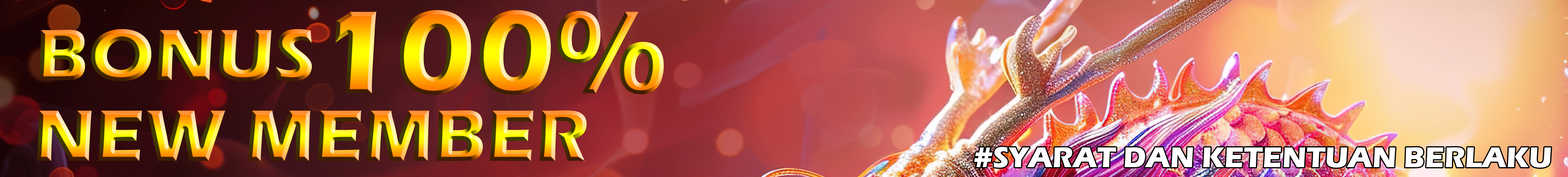 BONUS NEW MEMBER 100%